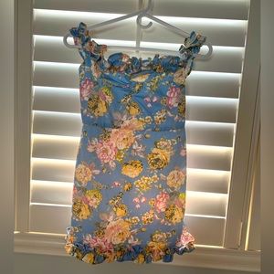 Mable floral denim dress size small